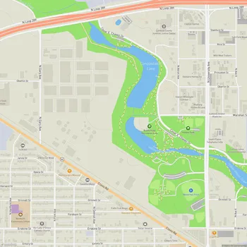 Map of Buddy Holly Recreation Area