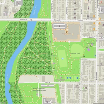 Map of Riverside Park