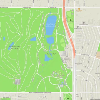 Map of Thompson Park